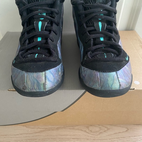 Nike Lil\' Posite One PRM Aurora Green Kids Sneakers - SZ 1 Y main image 5